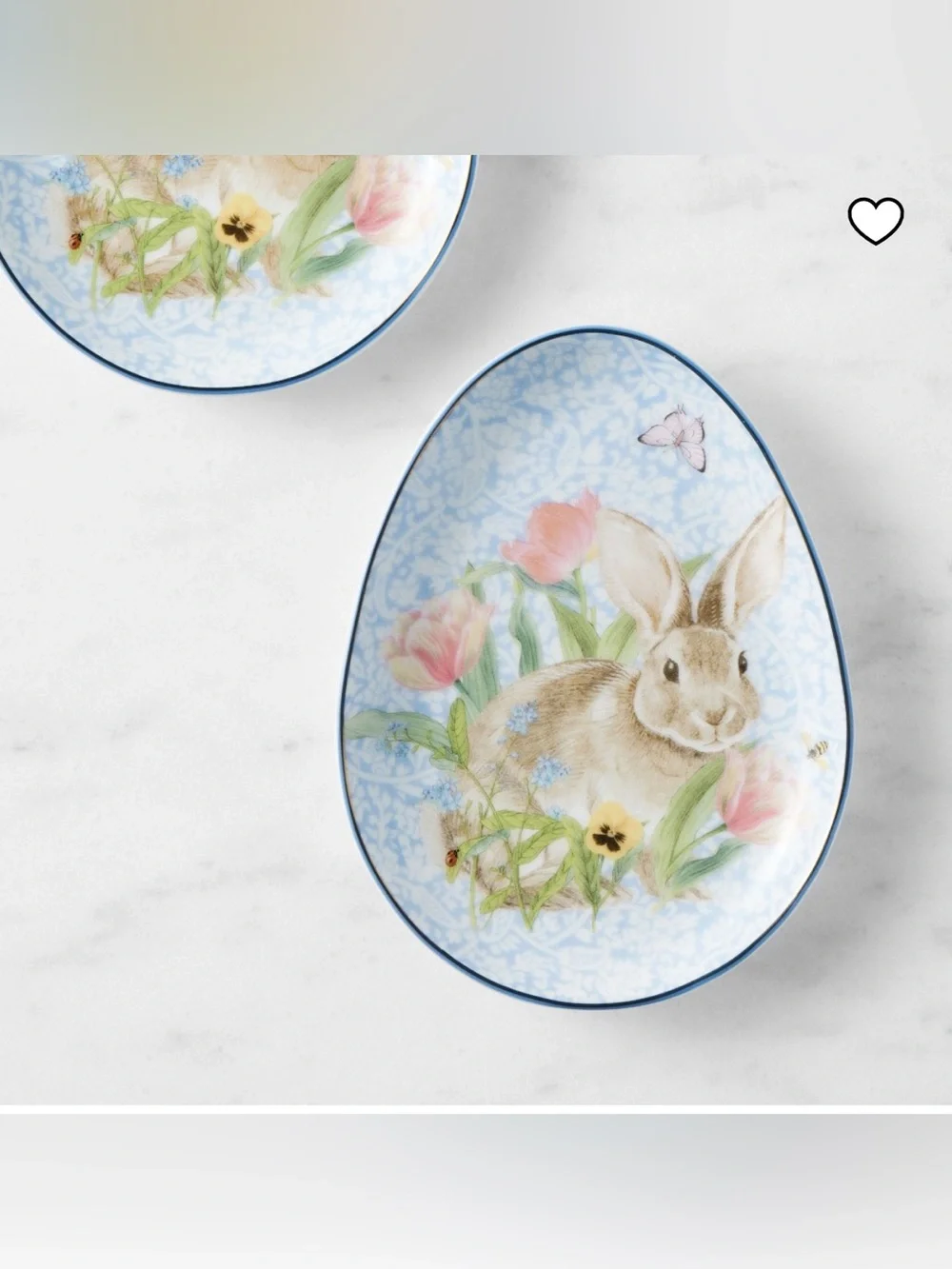 Brand New Williams Sonoma Spring Appetizer Plates with Gold Trim, Set of 4, NWT